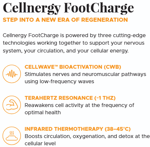 lifepharm global cellnergy wellness foot charge